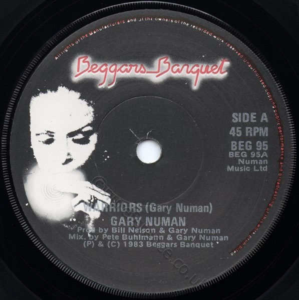 BEG 95 A Side Label.