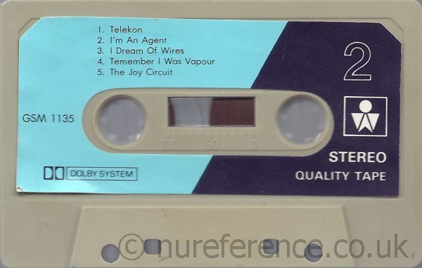 GSM 1135 B Side Label.