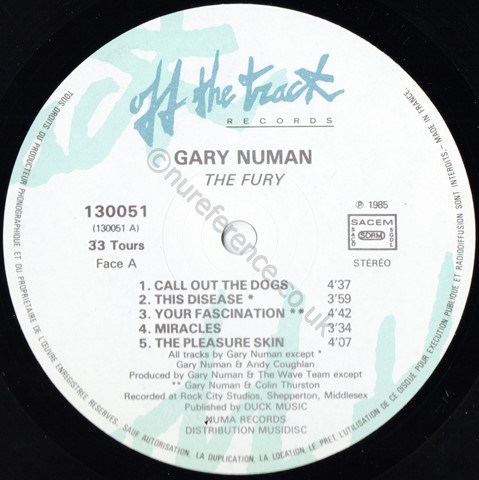 130051 A Side Label.