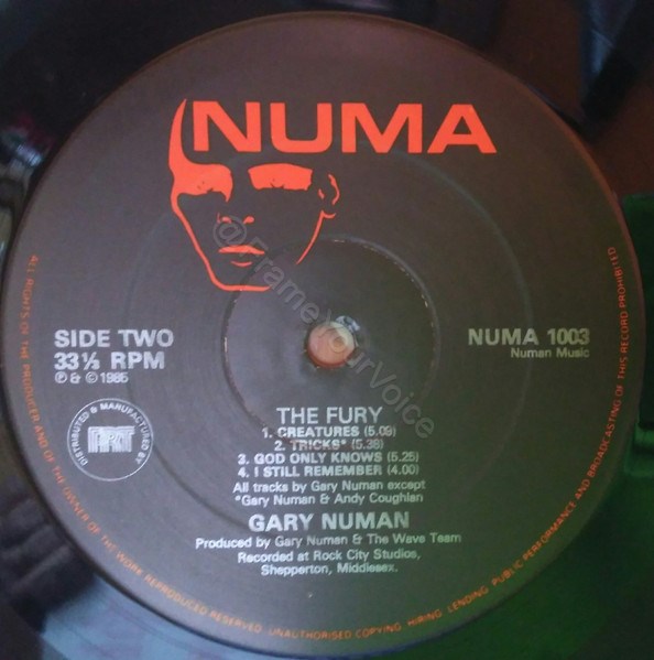 NUMA 1003 B Side Label.