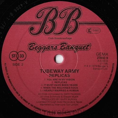 27 892-9 Club-Sonderauflage 'B' Side Label