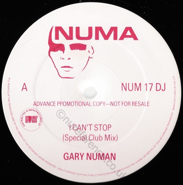 NUM 17 DJ One Sided Promo A Label