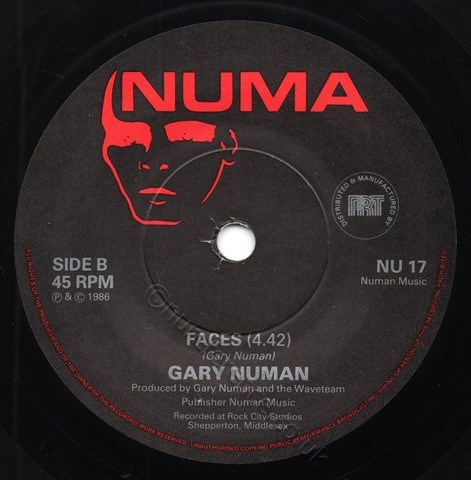 NU 17 B Side Label