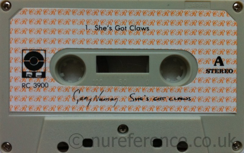 RC 3900 Cassette A Side Label
