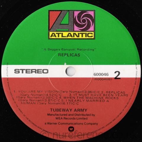 600046 'B' Side Label Varient