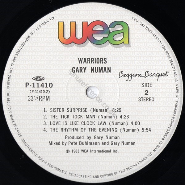P-11410 B Side Label.