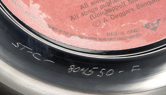 BAN 58190 B Side Matrix.