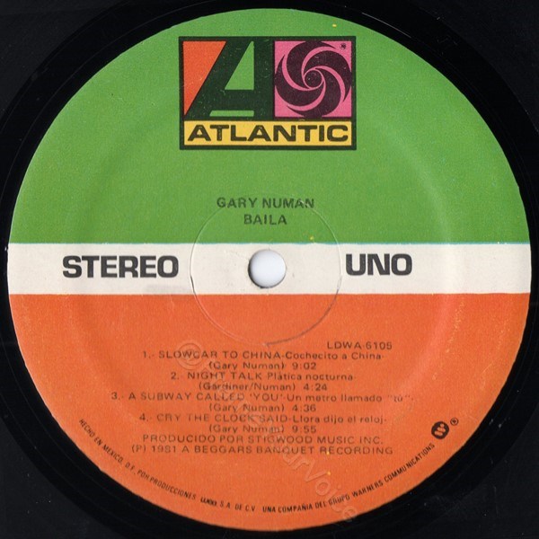 LDWA-6105 A Side Label.