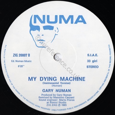 ZIG 20007 B Side Label.