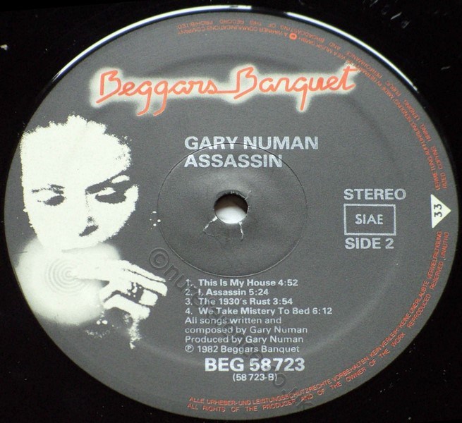 BEG 58723 B Side Label.