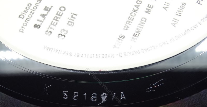 K 58189 A Side Matrix.