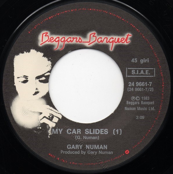 24 9661-7 B Side Label.