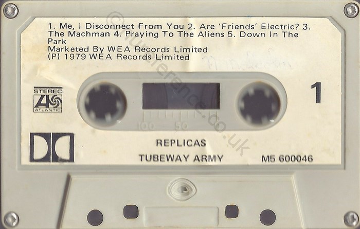 M5 600046 'A' Side Label.