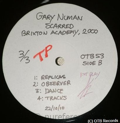 OTB S3 Test Pressing 'B' Label — Kevin Spencer