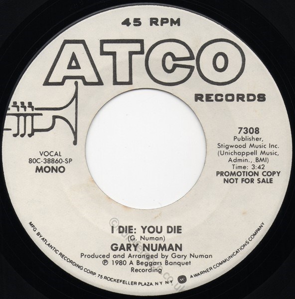 7308 MO B side Promo Label.