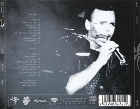 EDMCD159 Back Cover