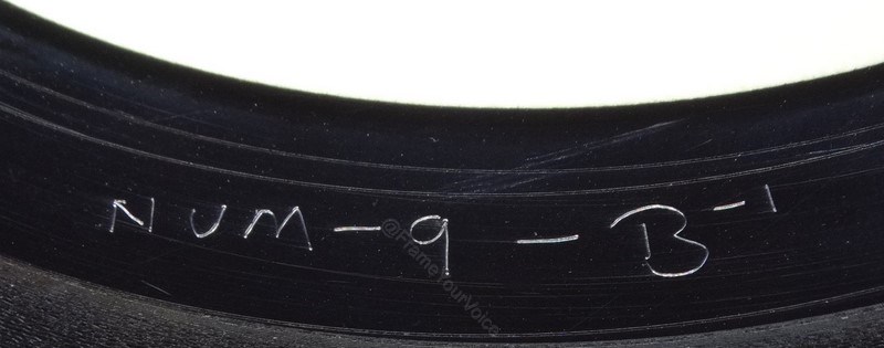 NUM 9 White Label B Side Matrix