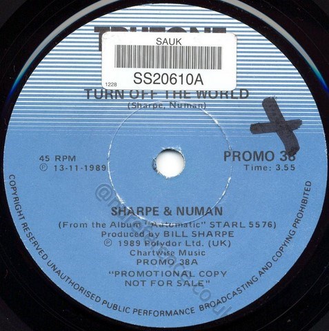PROMO 38 A Side Label.