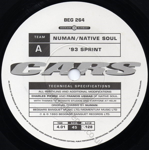 BEG 264 A Side Label