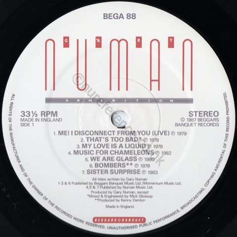 BEGA 88 'A' Label.