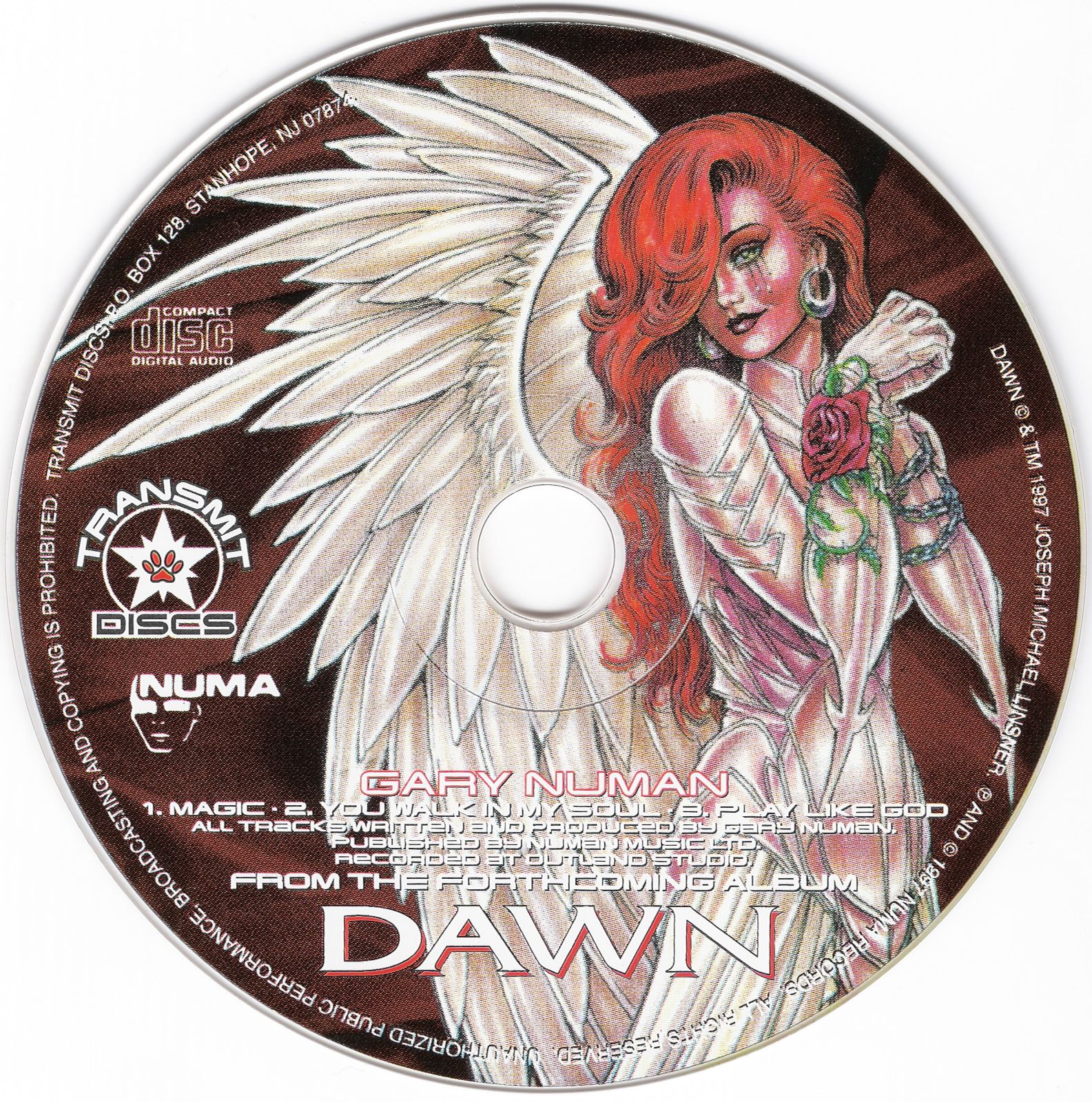 TRANSMIT01 CD Label.
