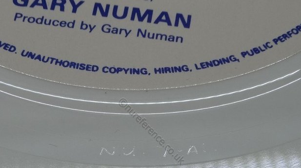 NU 7 White Vinyl A Side Matrix