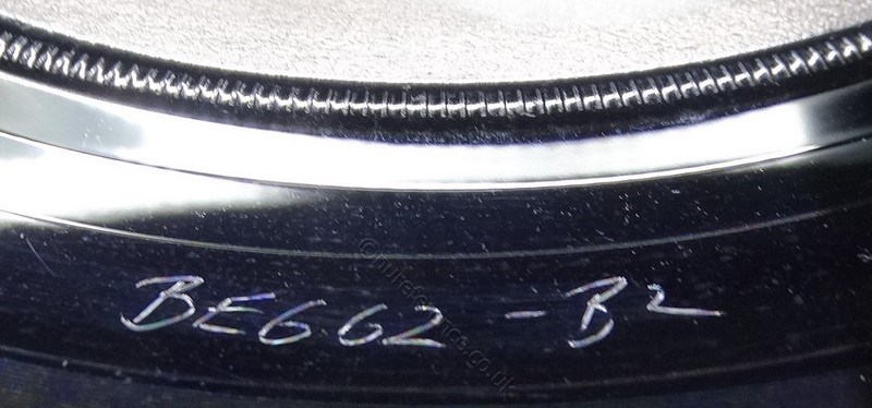 BEG 62 B Side Matrix.