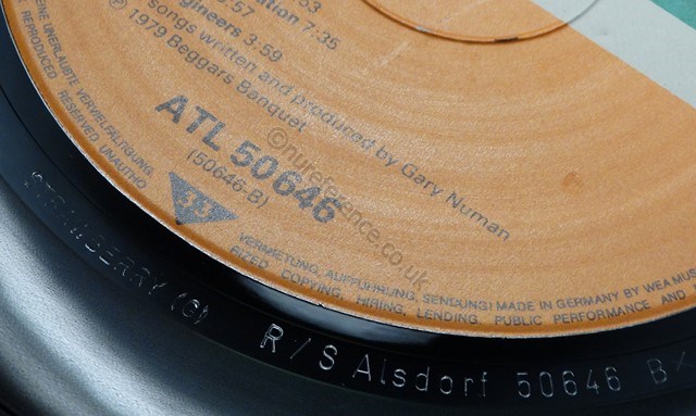 ATL 50 646 'B' Side Label