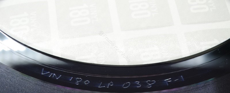 VIN180LP038 'F' Matrix.