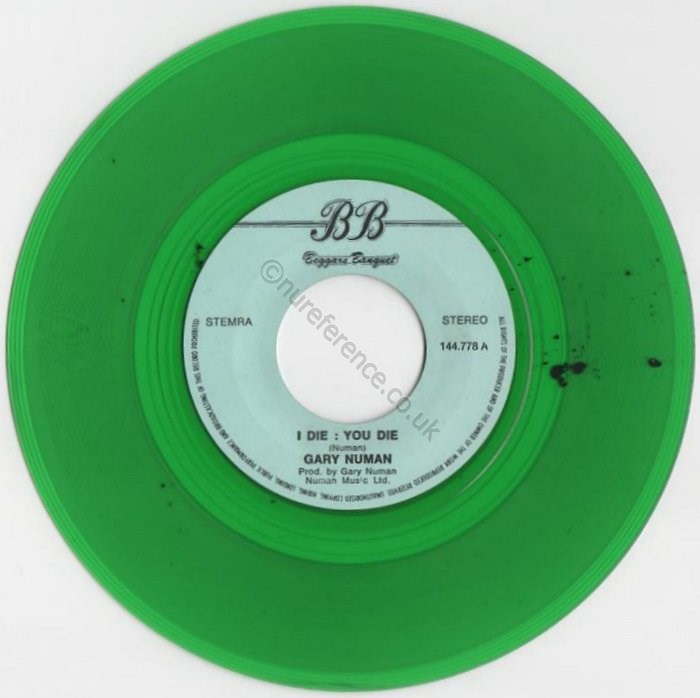 144.778 Green Clear. Spackled Marble.