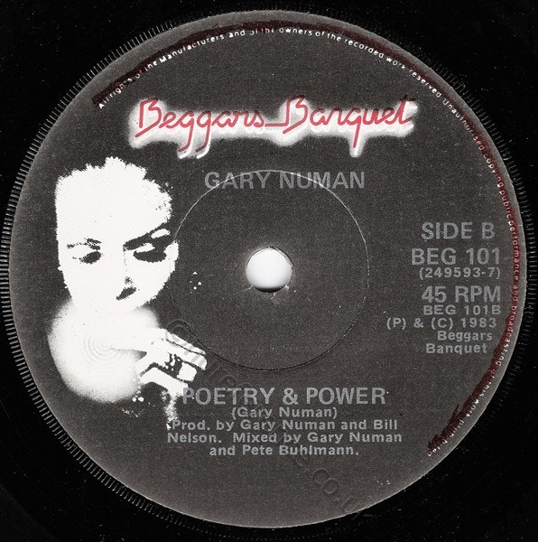 BEG 101 B Side Label.