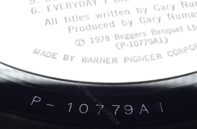 P-10779A 'A' Side Matrix.