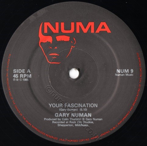 NUM 9 A Side Label
