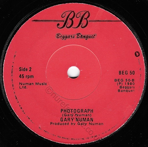 BEG 50 B side Label.