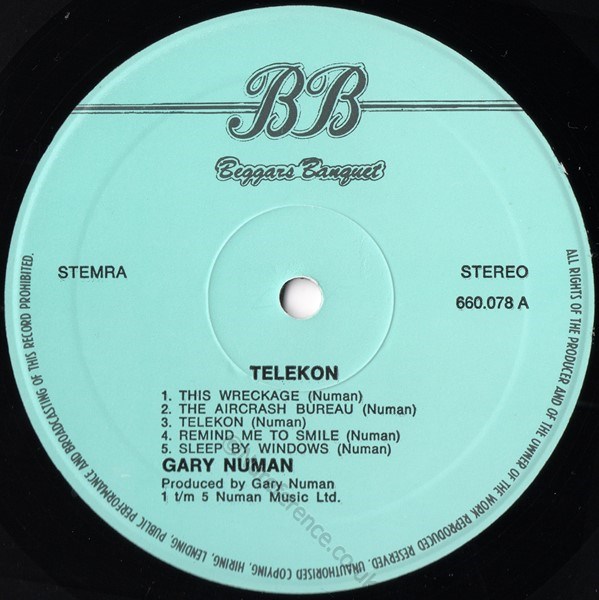 660.078 'A' Side Label.