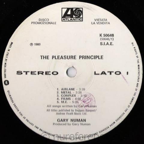 K 50646 Promo 'A' Side Label.