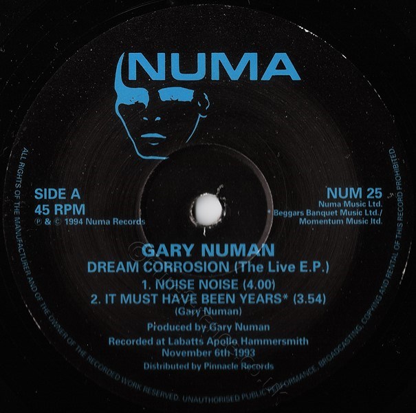 NUM 25 A Side Label