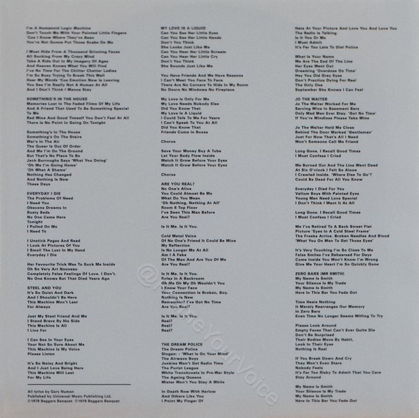 BBQ2262 LP2 Inner Lyrics.