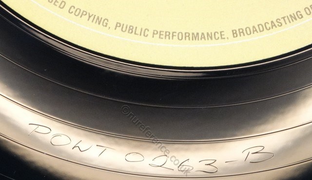 POWT 0263 B Side Matrix.