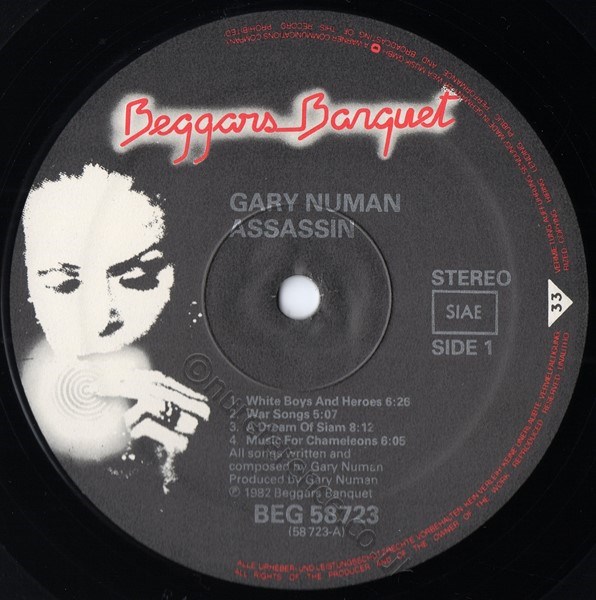 BEG 58723 A Side Label.
