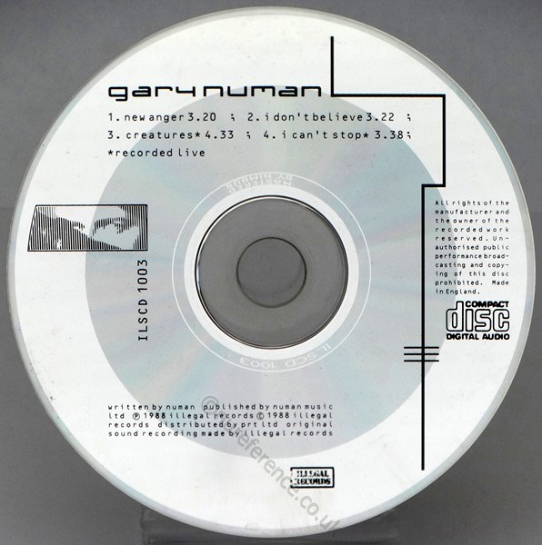 ILSCD 1003 CD Label