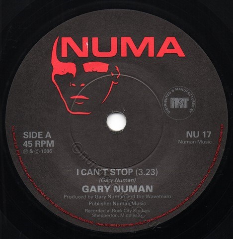 NU 17 A Side Label