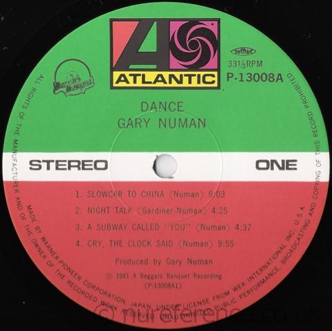 P-13008A A Side Label.