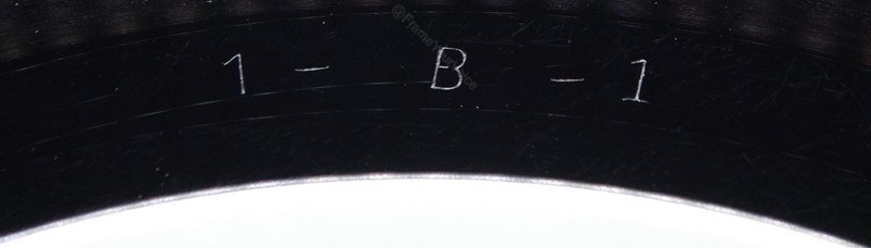 P-527A 'B' Side White Label Matrix 2.