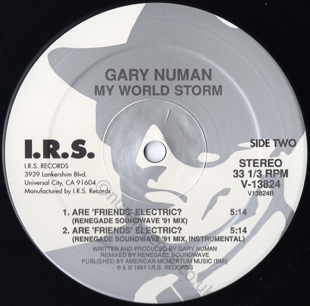 V-13824 B Side Label.