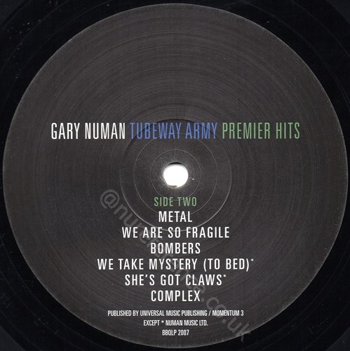 BBQLP 2007 UK 'B' Side Label.