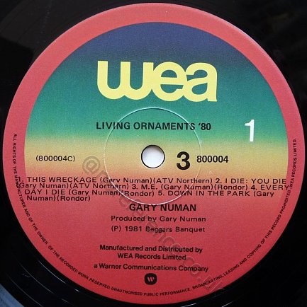 'C' Label.