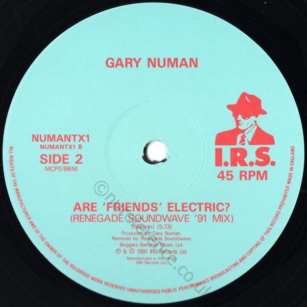 NUMANTX 'B' Label