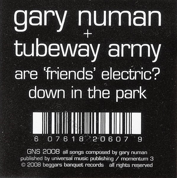 Are 'Friends' Electric? Pic Disc - 2008
