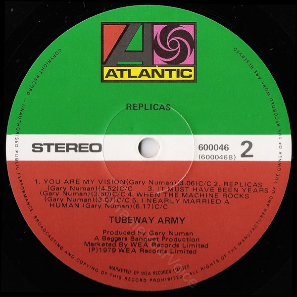 600046 'B' Side Label